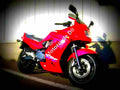 Kawasaki GPZ 1100 1997 1 motorbike A4 Photo Print