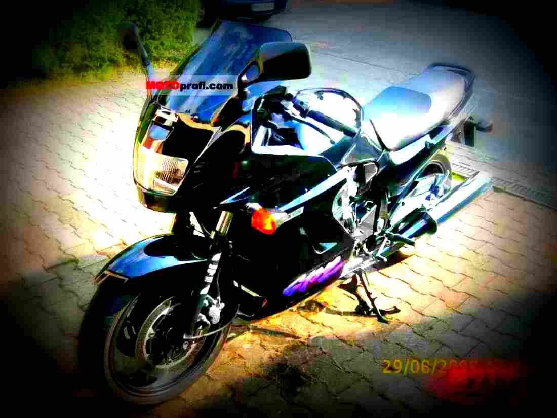 Kawasaki GPZ 1100 ABS 1996 4 motorbike A4 Photo Print