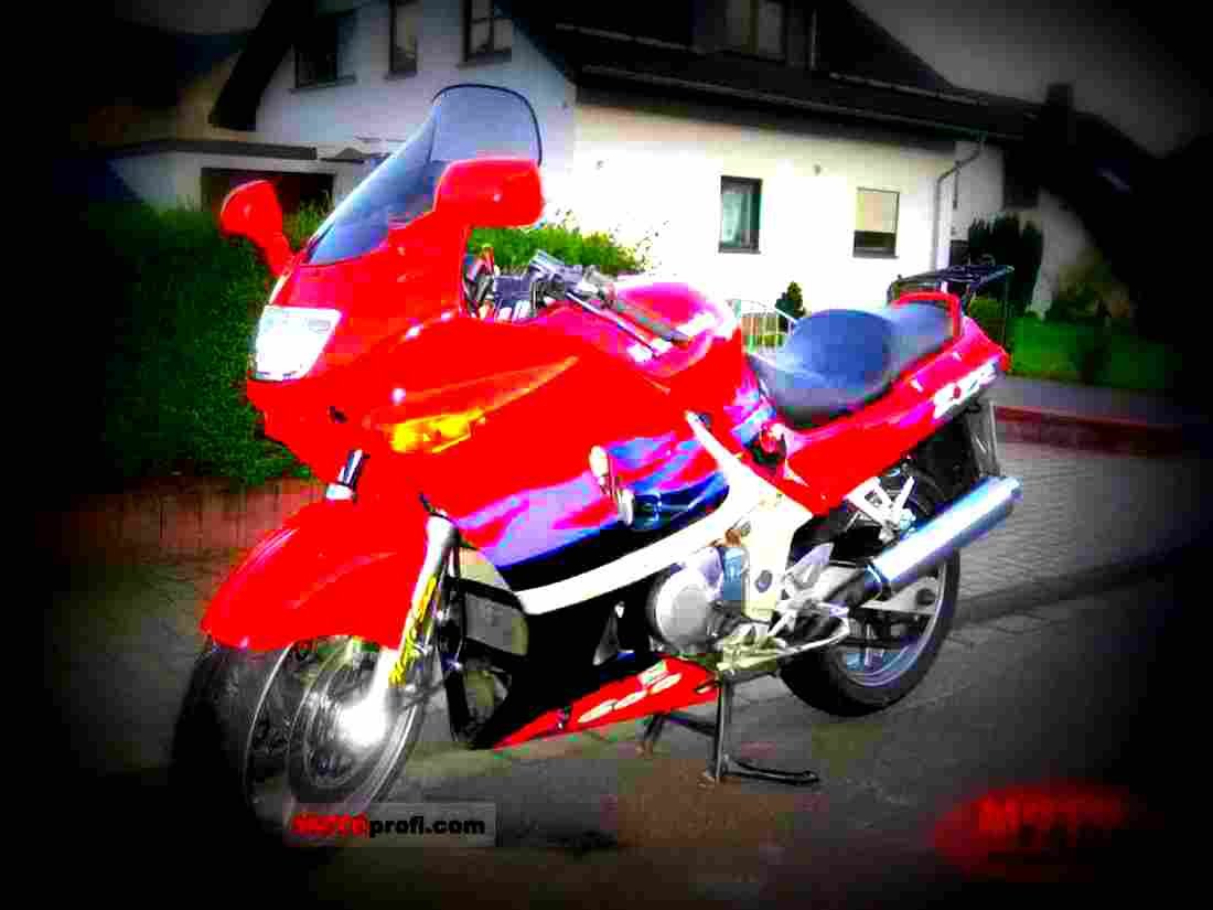 Kawasaki GPZ 1100 (reduced effect) 1982 2 motorbike A4 Photo Print