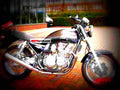 Kawasaki GPZ 1100 (reduced effect) 1983 6 motorbike A4 Photo Print