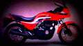 Kawasaki GPZ 1100 (reduced effect) 1984 2 motorbike A4 Photo Print