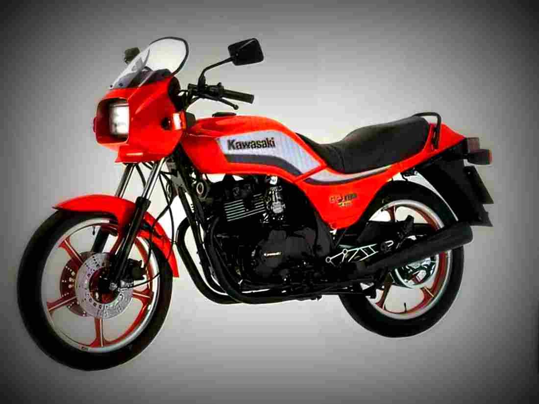 Kawasaki GPZ 305 Belt Drive 1985 1 motorbike A4 Photo Print