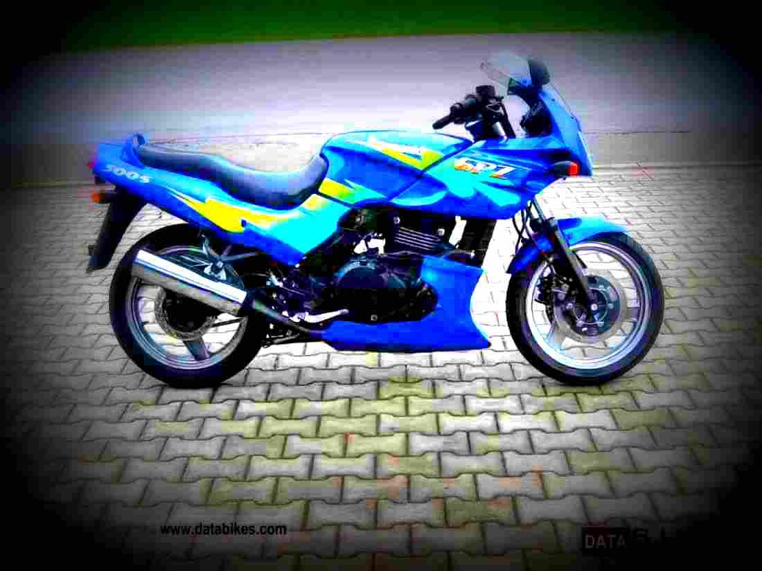 Kawasaki GPZ 305 Belt Drive 1988 6 motorbike A4 Photo Print