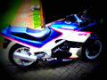 Kawasaki GPZ 500 S 1988 5 motorbike A4 Photo Print