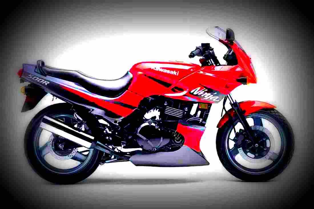 Kawasaki GPZ 500 S 1994 4 motorbike A4 Photo Print