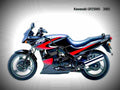 Kawasaki GPZ 500 S 1995 5 motorbike A4 Photo Print