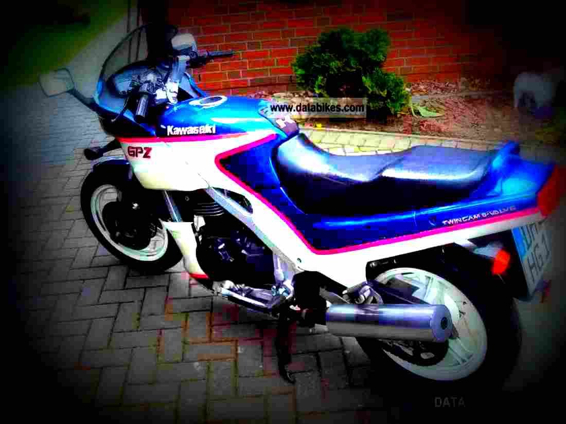 Kawasaki GPZ 500 S 1995 6 motorbike A4 Photo Print