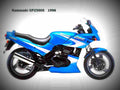 Kawasaki GPZ 500 S 1996 5 motorbike A4 Photo Print