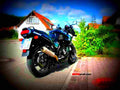Kawasaki GPZ 500 S 1999 6 motorbike A4 Photo Print