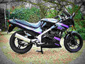 Kawasaki GPZ 500 S 2003 2 motorbike A4 Photo Print