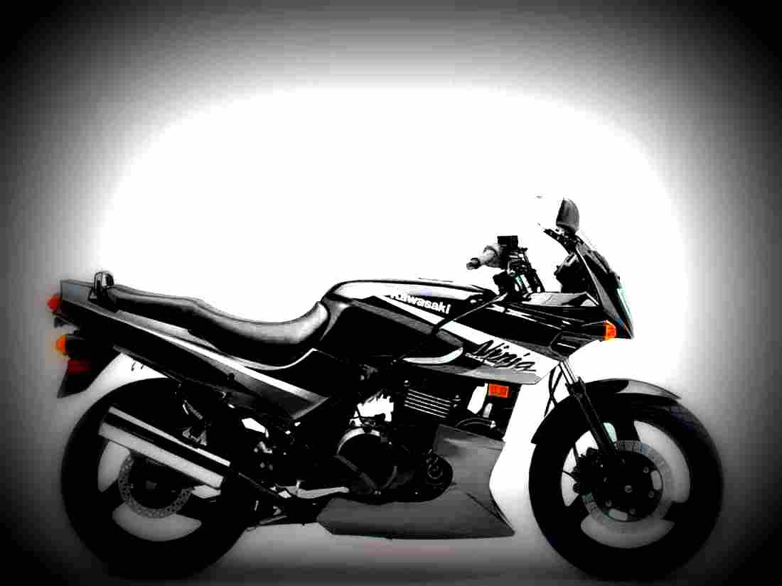 Kawasaki GPZ 500 S 2003 6 motorbike A4 Photo Print