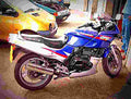 Kawasaki GPZ 500 S (reduced effect) 1989 6 motorbike A4 Photo Print