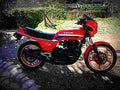 Kawasaki GPZ 550 1982 1 motorbike A4 Photo Print
