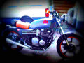 Kawasaki GPZ 550 1983 5 motorbike A4 Photo Print