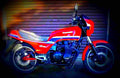 Kawasaki GPZ 550 1984 3 motorbike A4 Photo Print