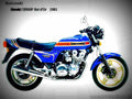 Kawasaki GPZ 550 1985 6 motorbike A4 Photo Print