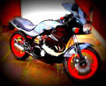 Kawasaki GPZ 550 (reduced effect) 1986 2 motorbike A4 Photo Print