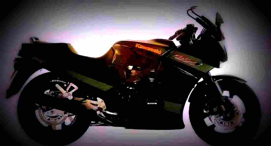 Kawasaki GPZ 600 R 1987 6 motorbike A4 Photo Print
