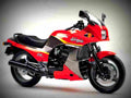 Kawasaki GPZ 600 R 1988 3 motorbike A4 Photo Print