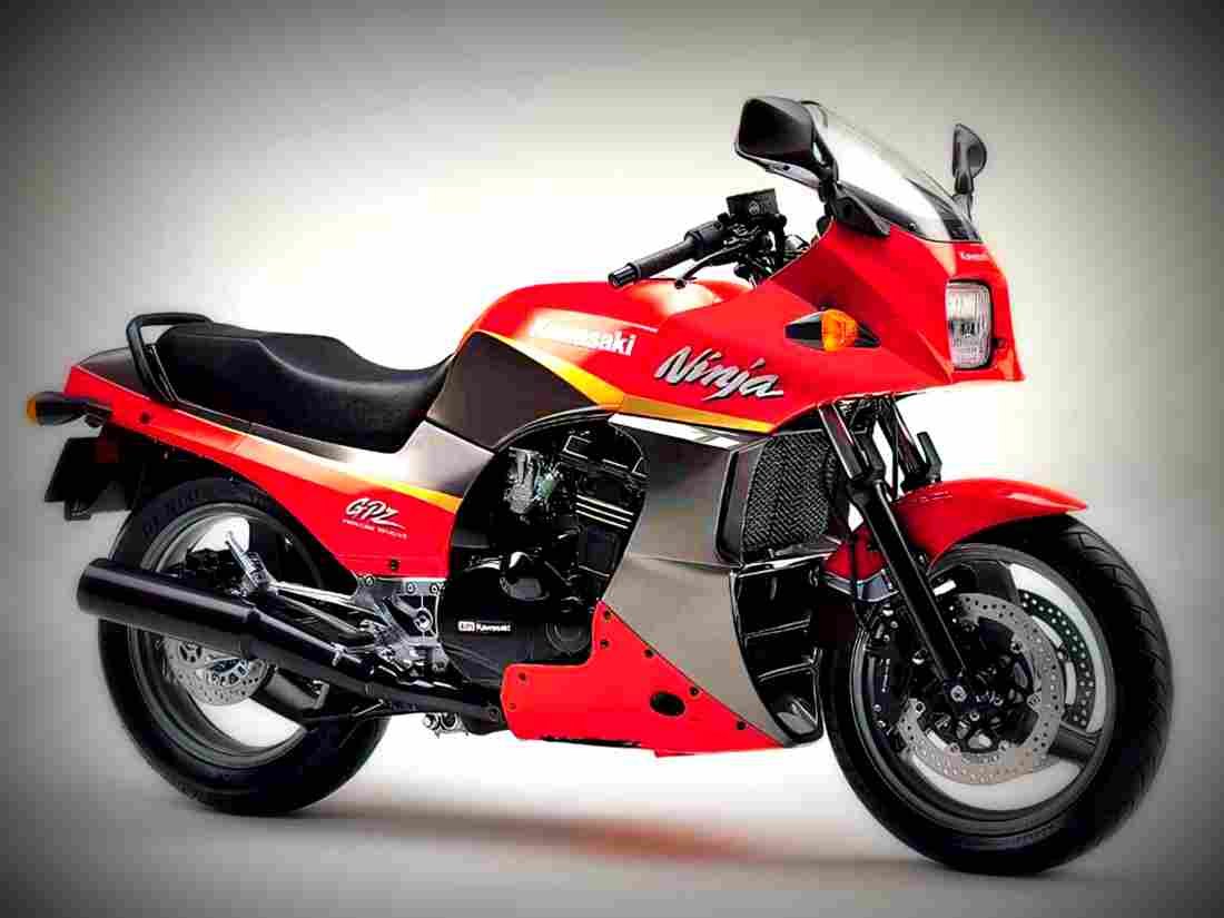 Kawasaki GPZ 600 R 1988 3 motorbike A4 Photo Print