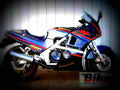 Kawasaki GPZ 600 R (reduced effect) 1986 2 motorbike A4 Photo Print