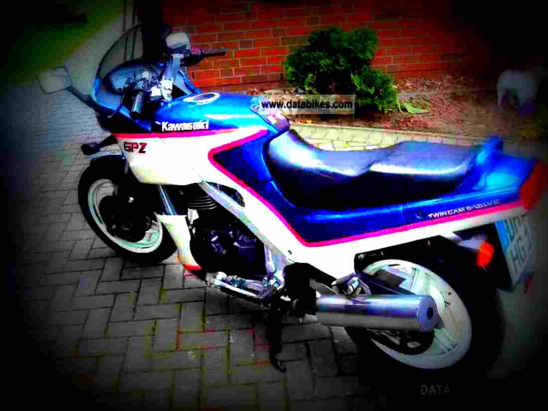 Kawasaki GPZ 600 R (reduced effect) 1986 6 motorbike A4 Photo Print