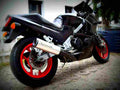 Kawasaki GPZ 600 R (reduced effect) 1987 5 motorbike A4 Photo Print