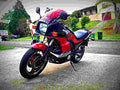 Kawasaki GPZ 750 1984 4 motorbike A4 Photo Print