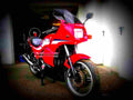 Kawasaki GPZ 750 1986 4 motorbike A4 Photo Print