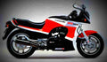 Kawasaki GPZ 750 1987 5 motorbike A4 Photo Print
