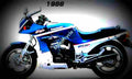 Kawasaki GPZ 750 R 1985 4 motorbike A4 Photo Print