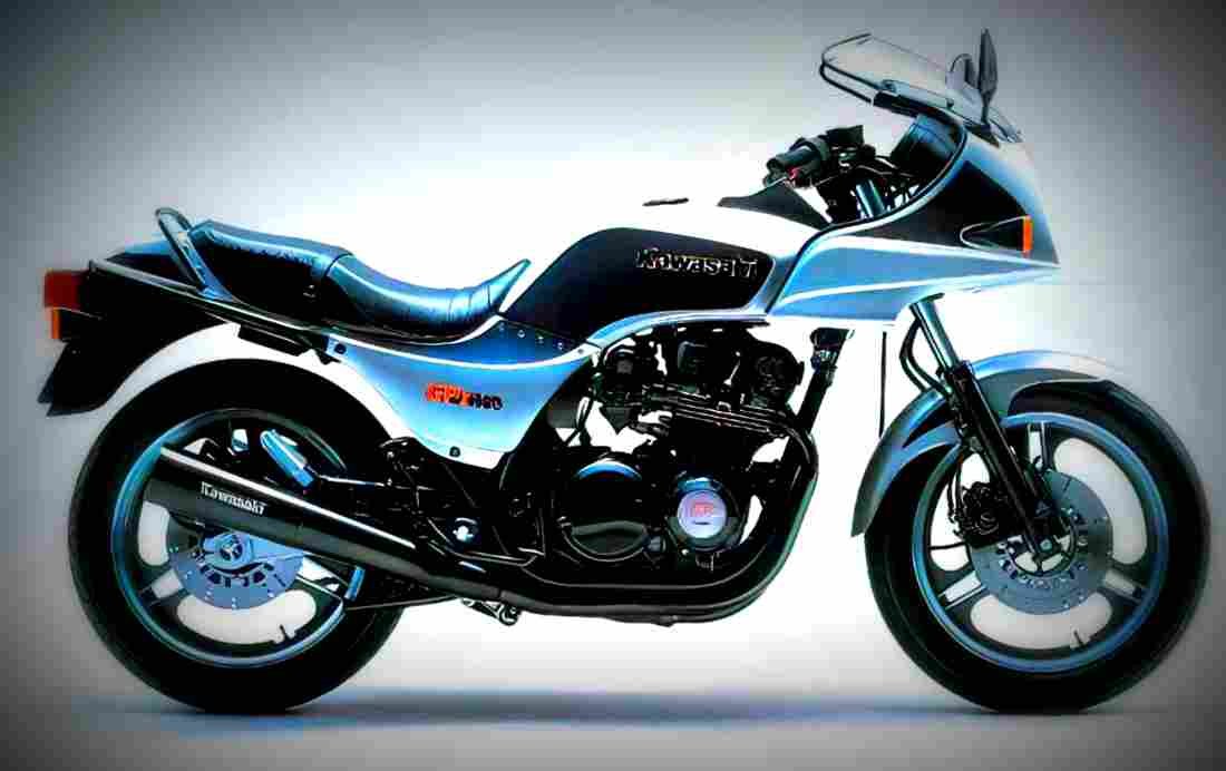 Kawasaki GPZ 900 R 1984 5 motorbike A4 Photo Print