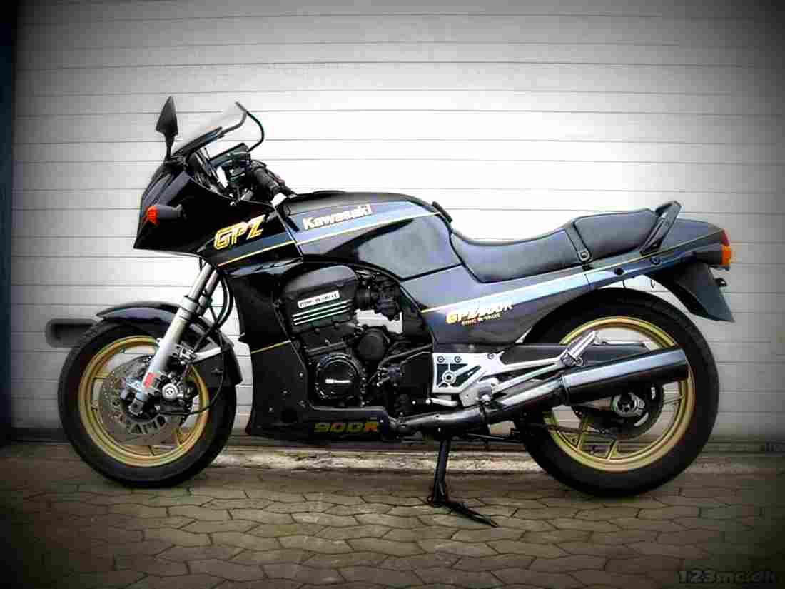 Kawasaki GPZ 900 R 1989 4 motorbike A4 Photo Print