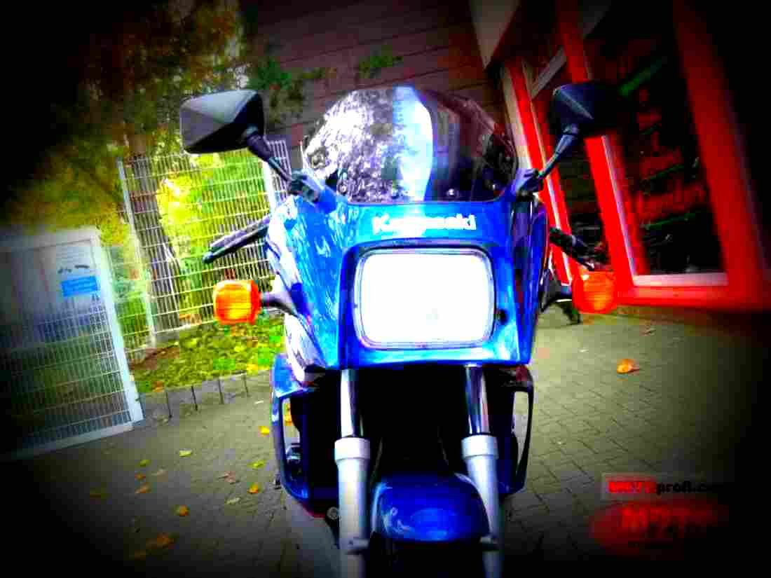 Kawasaki GPZ 900 R 1990 2 motorbike A4 Photo Print