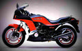 Kawasaki GPZ 900 R (reduced effect) 1984 2 motorbike A4 Photo Print