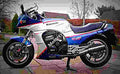 Kawasaki GPZ 900 R (reduced effect) 1992 2 motorbike A4 Photo Print