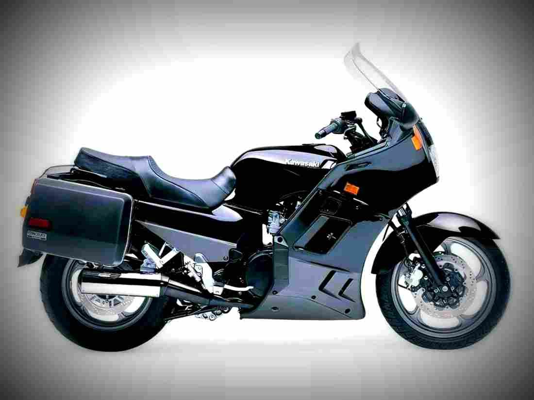 Kawasaki GTR 1000 1994 2 motorbike A4 Photo Print