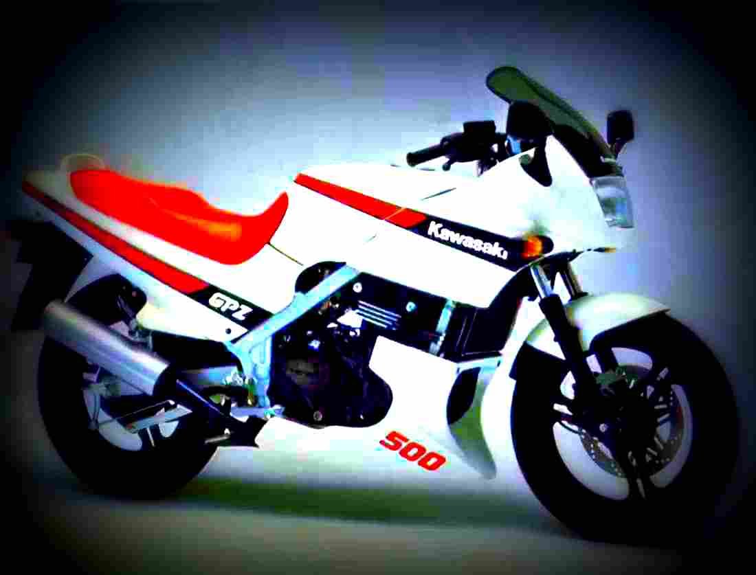 Kawasaki GTR 1000 1994 5 motorbike A4 Photo Print