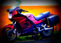 Kawasaki GTR 1000 1995 3 motorbike A4 Photo Print