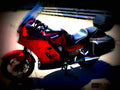 Kawasaki GTR 1000 1997 3 motorbike A4 Photo Print