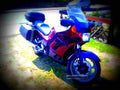 Kawasaki GTR 1000 2000 1 motorbike A4 Photo Print