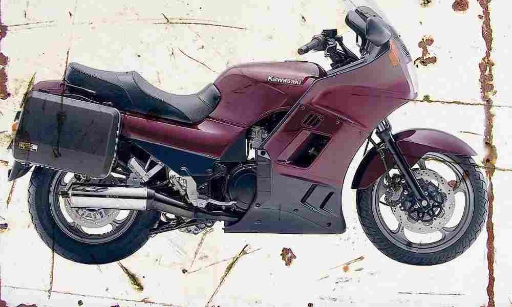 Kawasaki GTR1000 1999 Aged Vintage A4 Photo Print