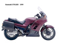 Kawasaki GTR1000 1999 motorbike A4 Photo Print