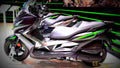 Kawasaki J125 2017 2 motorbike A4 Photo Print