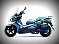 Kawasaki J125 2019 1 motorbike A4 Photo Print