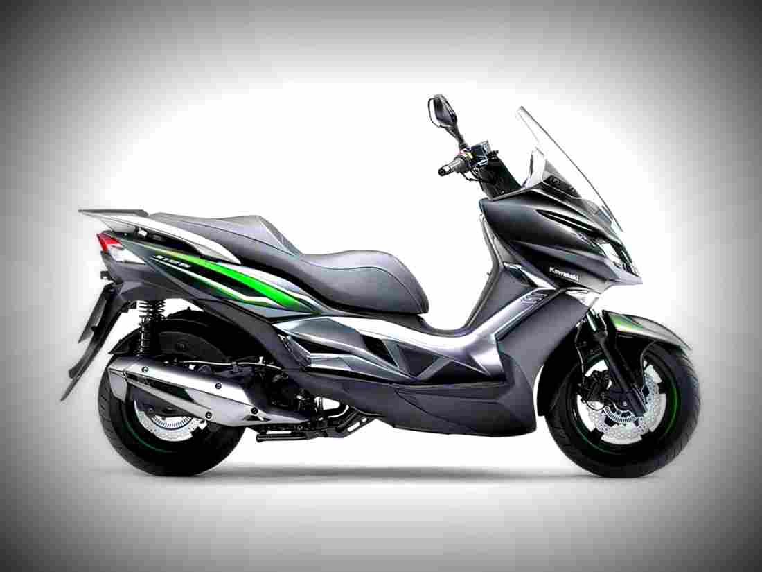 Kawasaki J125 Special Edition 2017 1 motorbike A4 Photo Print