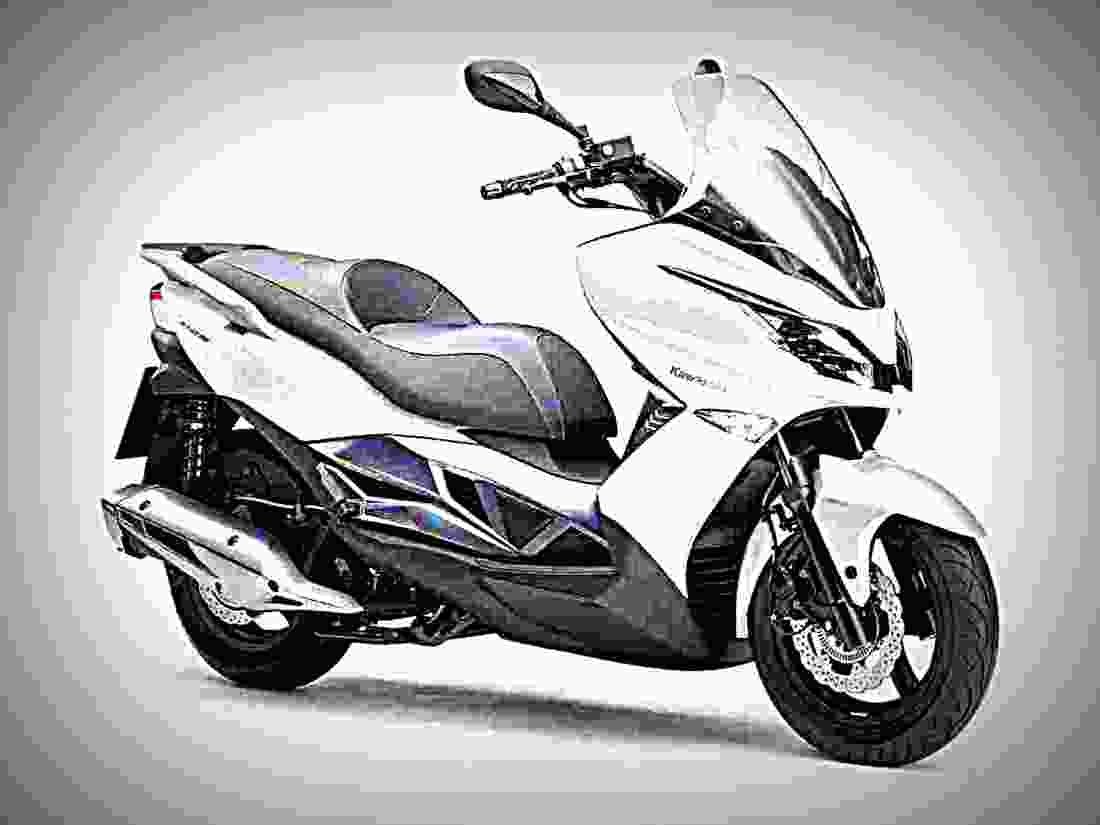 Kawasaki J125 Special Edition 2017 4 motorbike A4 Photo Print