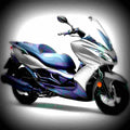 Kawasaki J300 2017 3 motorbike A4 Photo Print