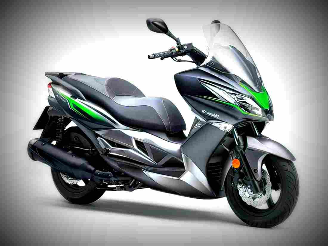 Kawasaki J300 2017 4 motorbike A4 Photo Print