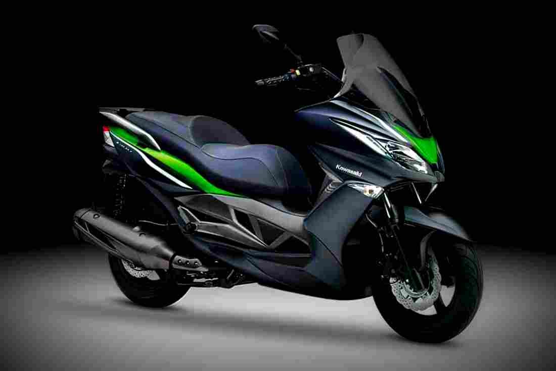 Kawasaki J300 300cc 1 motorbike A4 Photo Print